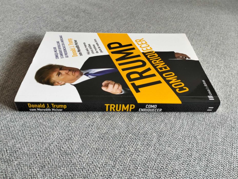 Livro "Trump como enriquecer" de Donald J. Trump