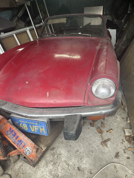 Triumph spidfire kabriolet
