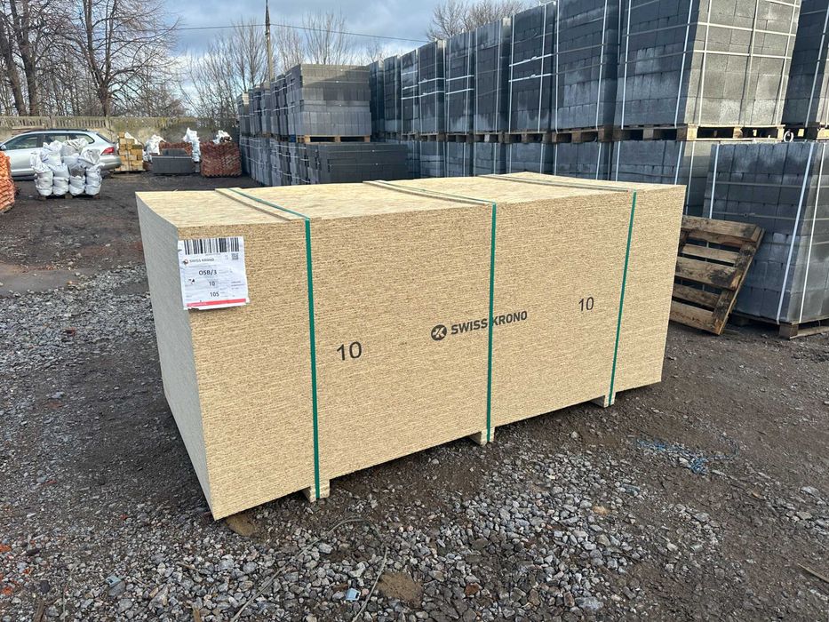 OSB плита 10мм, 12мм, 15мм, 18мм, 22мм | ОСБ | Фанера | ДСП | Дошка |