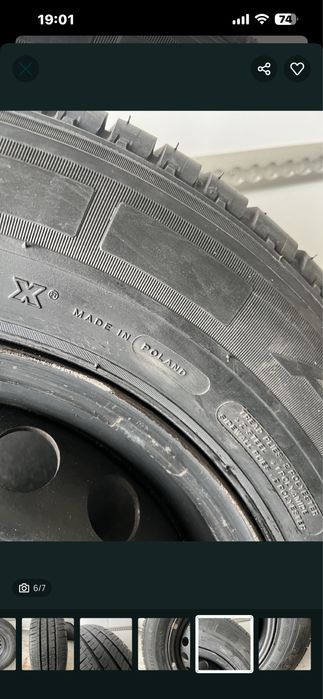 Продам колесо Michelin 235/65R16C