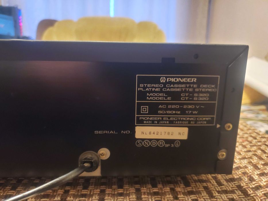 Кассетная дека pioneer ct-s320