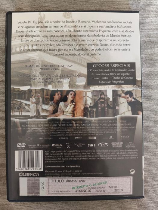 Vendo DVD da Ágora