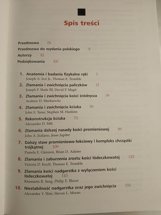 Knowledge in orthopaedics Ręka Łokieć Ramię Tadeusz Gaździk nowa