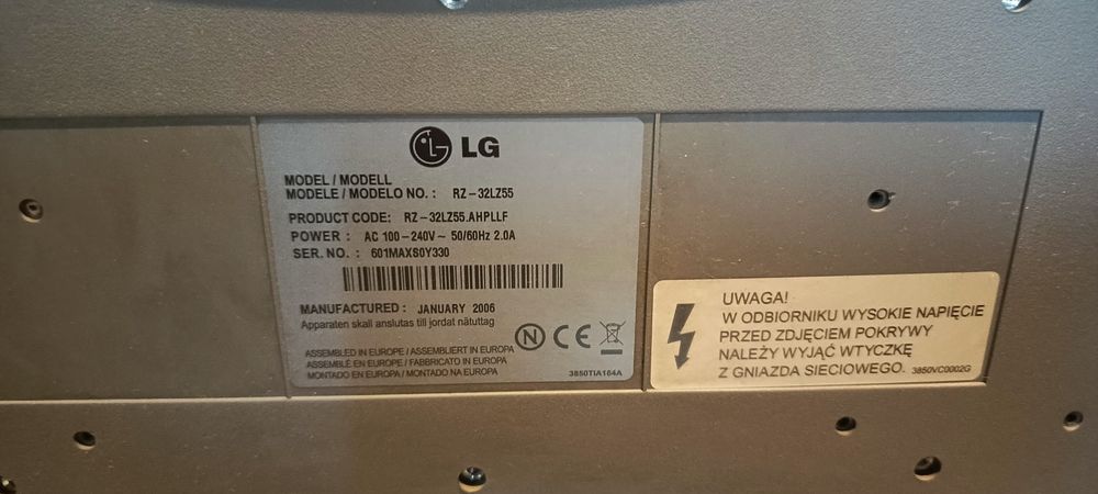 Telewizor LG używany