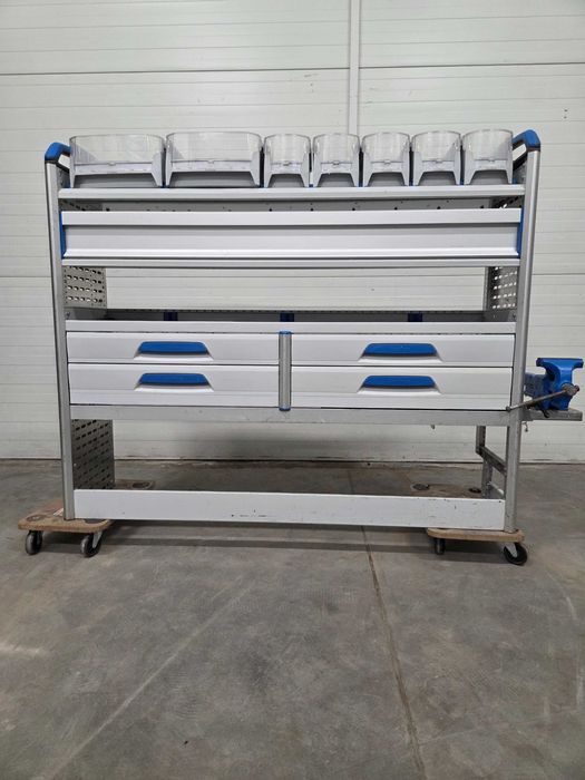 Zabudowa serwisowa warsztatowa regał do busa Sortimo Man Crafter L3 4L