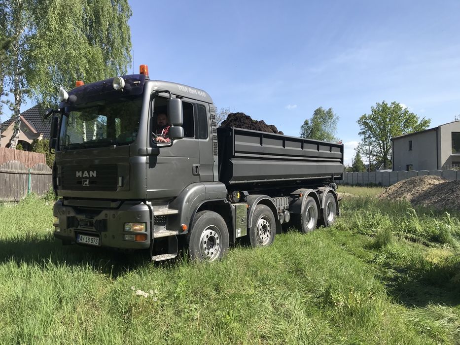 Transport, wywrotka 4-osiowa, wanna, wywóz