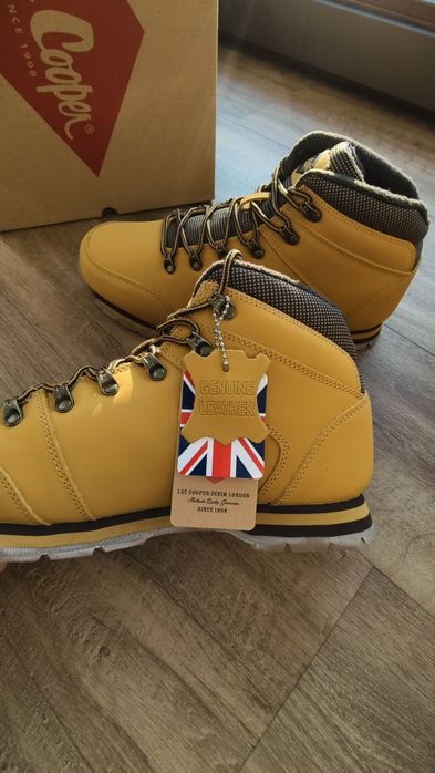 Lee Cooper Buty Męskie Camel | Skóra Naturalna | Rozm. 44 – 28,5 cm
