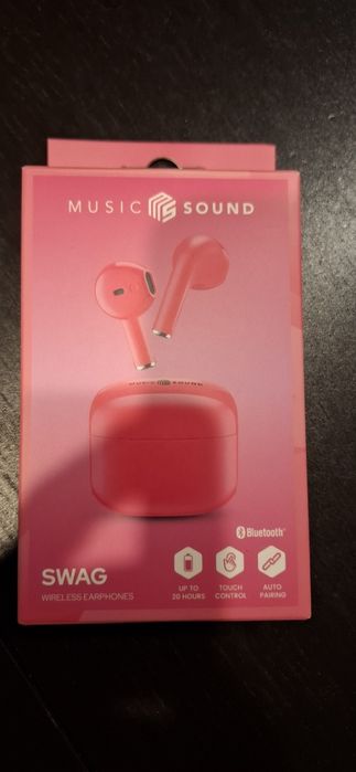 Auriculares Bluetooth Music & Sound TWS Swag Preto