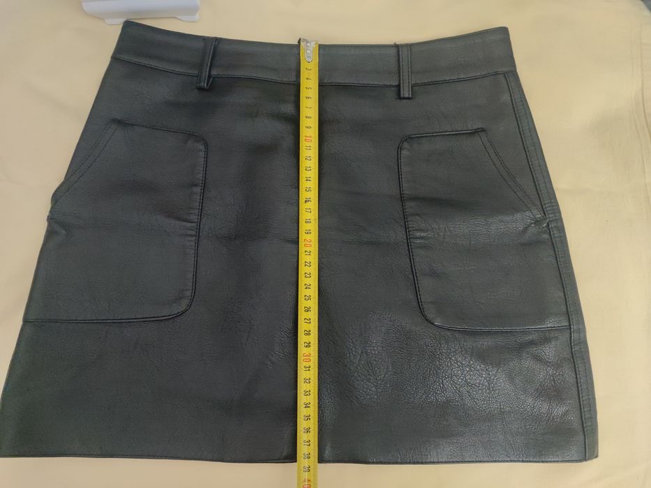 Юбка гарна з єкошкіри