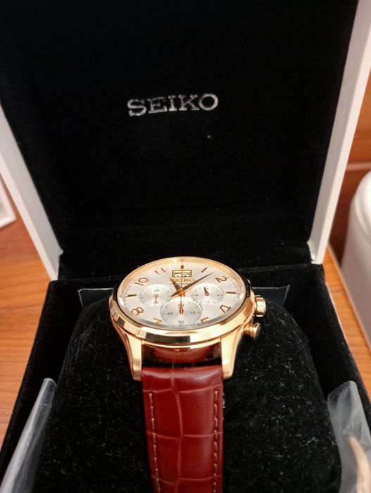 Relógio de homem Seiko SPC088P1 e bracelete a estreiar