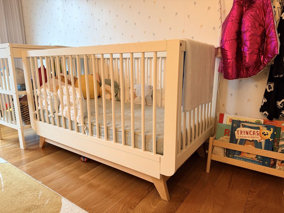 Berço branco 140x70