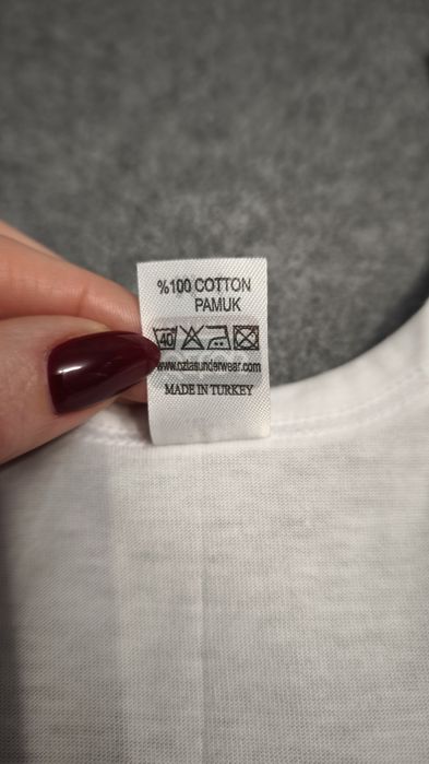 Біла чоловіча майка Oztas р.М