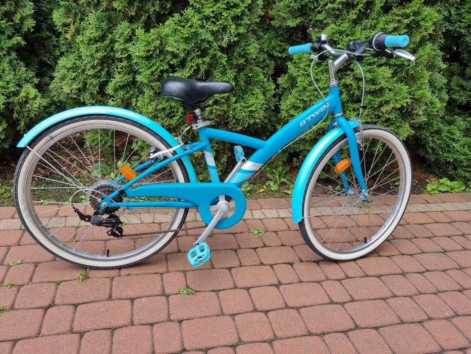 Rower decathlon Btwin original 500 24'' Turkusowy