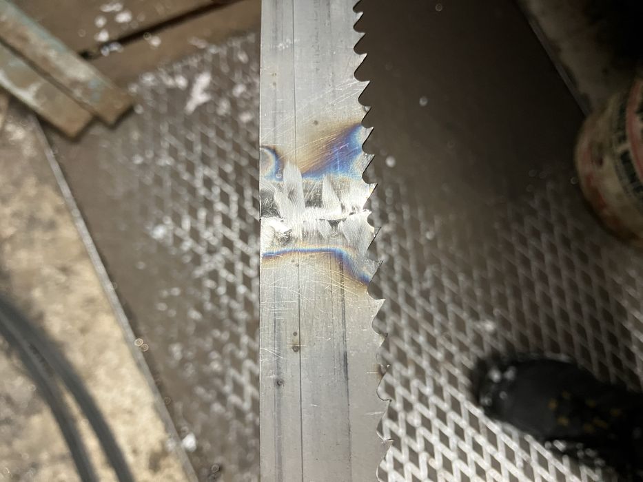 Сварка лентоных пил 10-60 мм зварювання стрічкових пил стикова