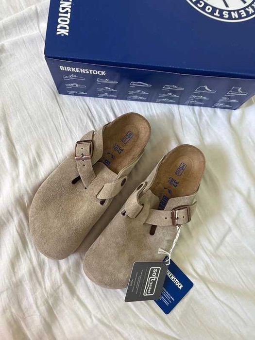 Birkenstock Boston Suede Soft Footbed – r. 37