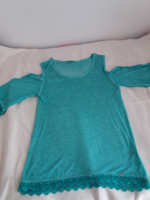 Blusa verde água da SCUSI