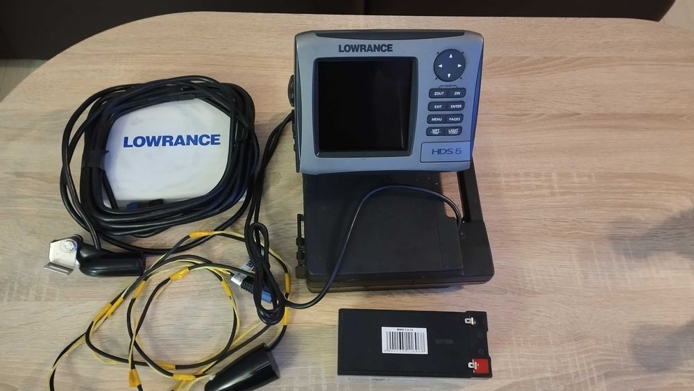 Echosonda Lawrence  HDS 5 Maxi mapa  2 przetworniki