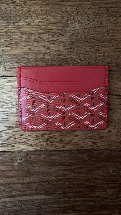 Goyard Czerwony Cardholder Unisex | Nowy | Etui na 4 Karty