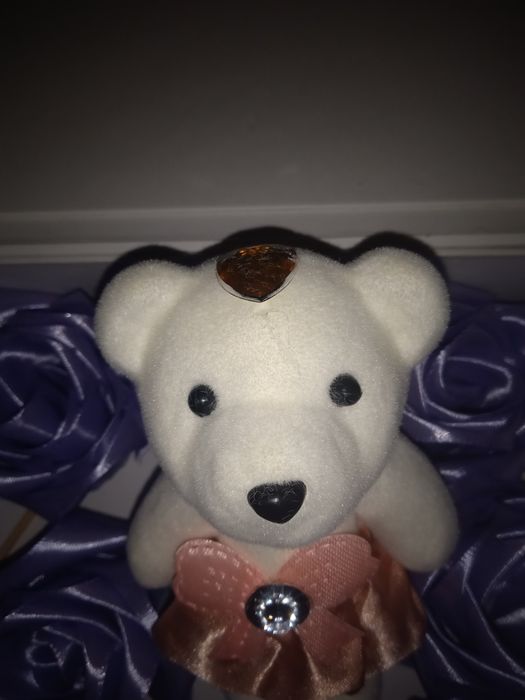 Мишка из пенопласта