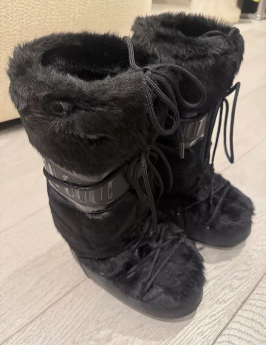 Moon Boot Classic Faux Fur ( długie Śniegowce)