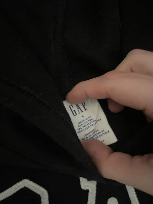 czarna bluza gap vintage oldschool y2k 00s rap drill