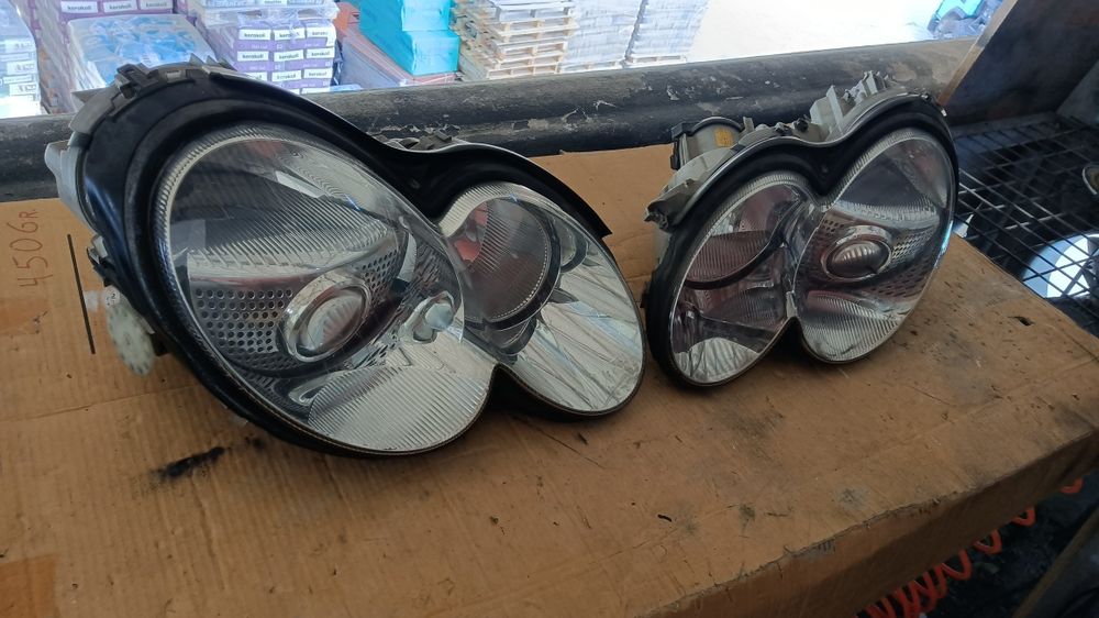 Ótica Mercedes SL r230 farol óptica xenon
