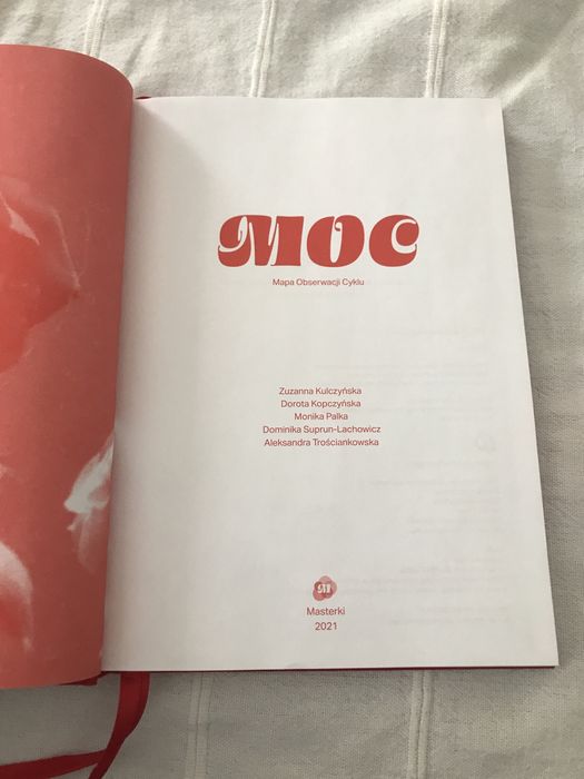 Moc Mapa obserwacji cyklu planer Masterki notes kalendarz planer