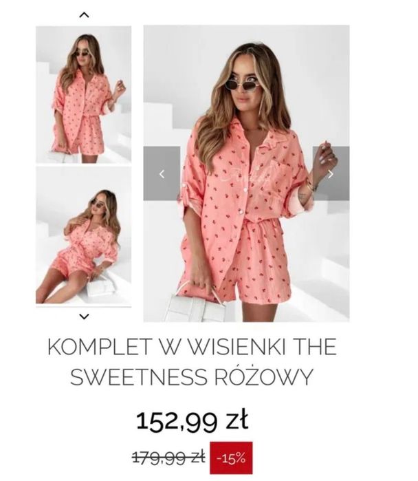 Komplet Wiśnie Roz.Uni NOWY