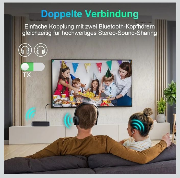 SONRU Nadajnik Bluetooth do TV HiFi