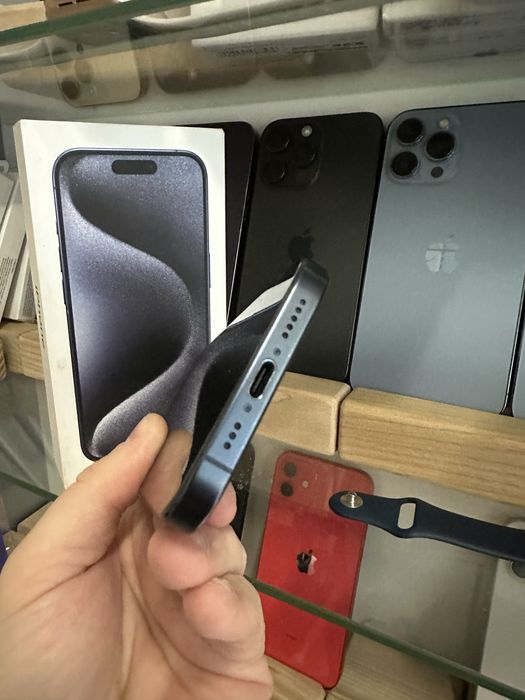  iPhone 15 Pro 512gb Blue Titanium Neverlock Відмінний стан