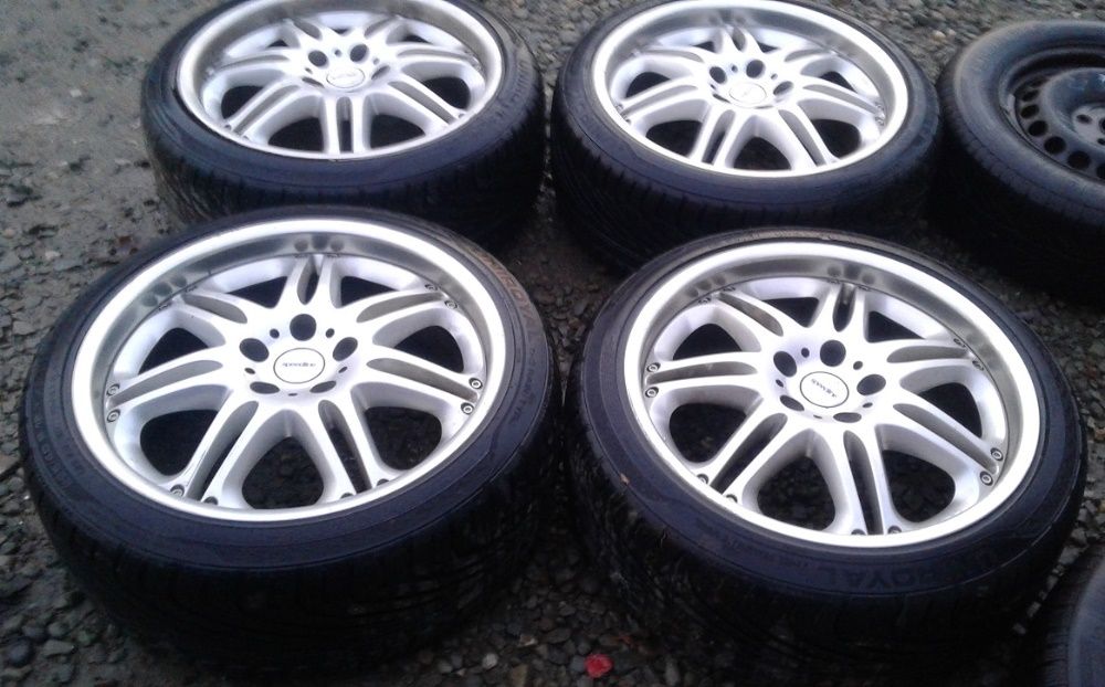 4 Alufelgi 5x112 Opony UNIROYAL Rain SPORT 2 225 45 R18 XL 245 40 R18