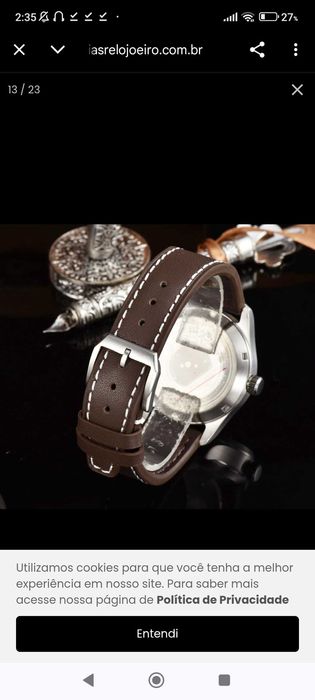 Relógio de Pulso Mecânico - Tandorio - Baixa de Preço