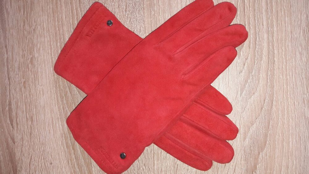 Wittchen Nowe skórzane rękawiczki damskie rozm. M