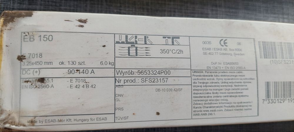 Sprzedam elektrody