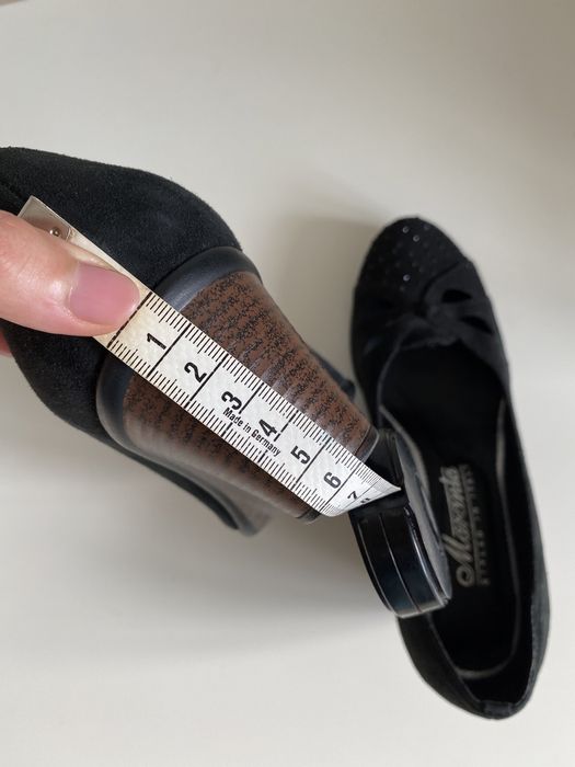 Туфлі чорні замшеві/ туфли замшевые