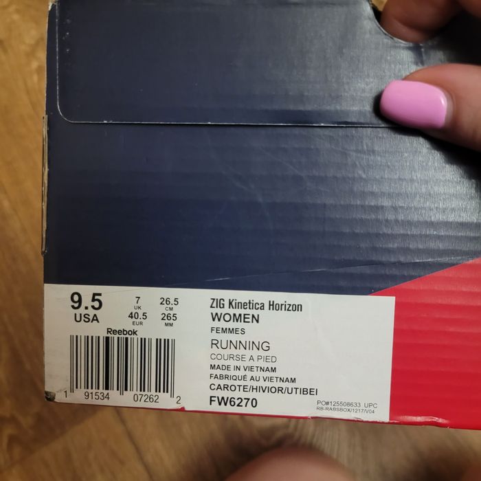 Кроссовки Reebok Zig Kinetica Horizon ORIGINAL  длина стельки 25,5 см