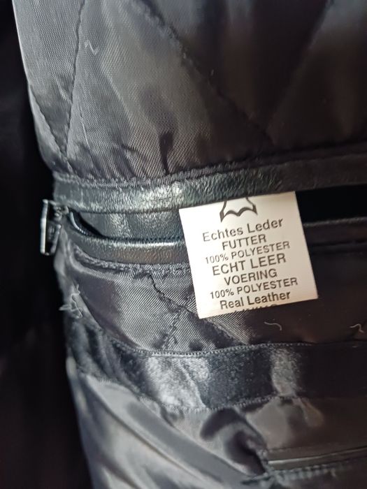 Kurtka skórzana męska L stań bardzo dobry