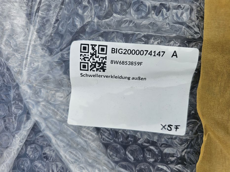 AUDI RS5 8W 8W6 Coupe Lift Listwa nakładka progowa lewa Oryginał Nowa