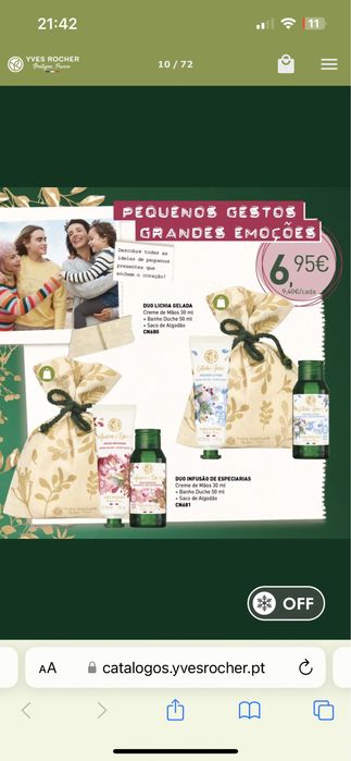 Conjuntos Yves Rocher