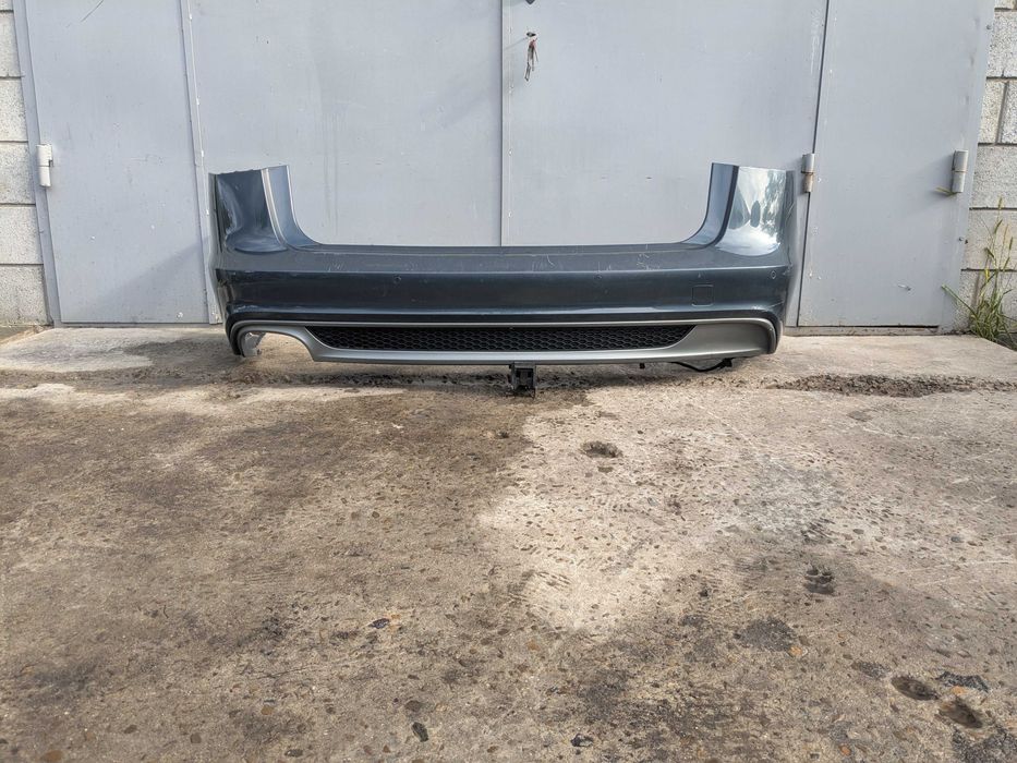 Задній бампер S-line Audi A6 С7 Універсал Ауді А6 Ц7 Колір LX5N
