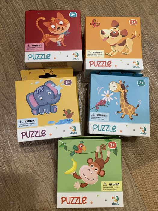 5 наборов детских пазлов Додо