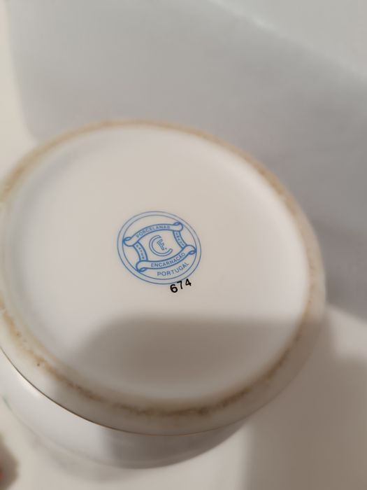Jarra Flores. Porcelanas Encarnação Portugal. 24 cm