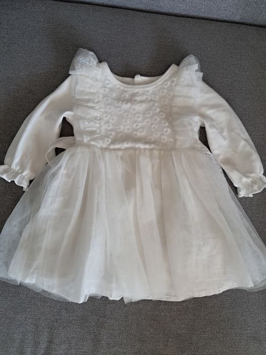Sukienka chrzest 80