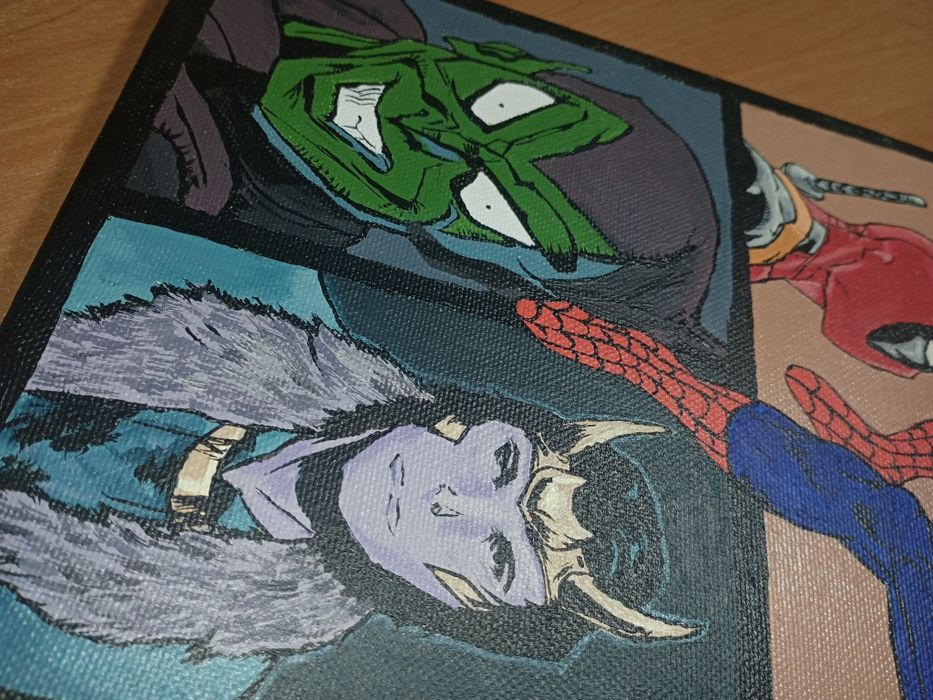 Картина акрилом Марвел