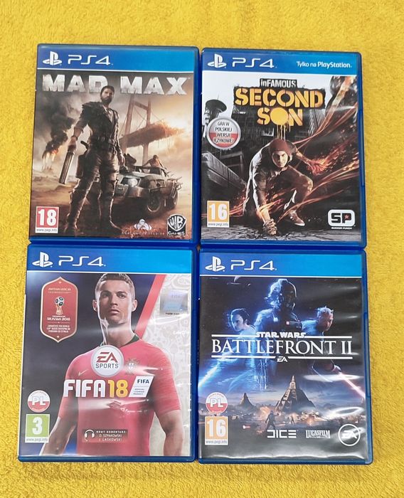 MEGA Zestaw gier gry PS4 PS5 5szt