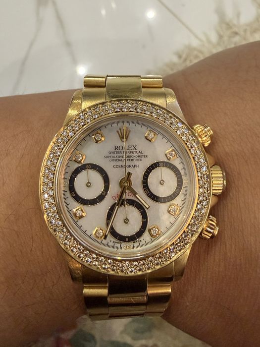 Золотые часы rolex 18k/750 пробы