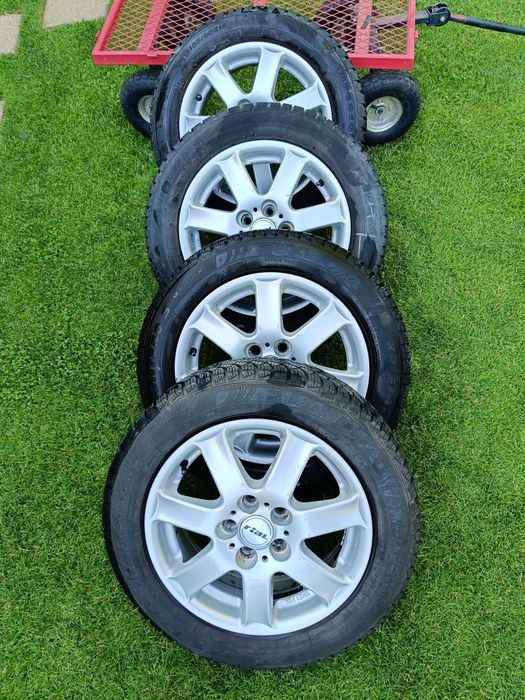 Felgi Rial 15' 5x100 + opony zimowe 6mm