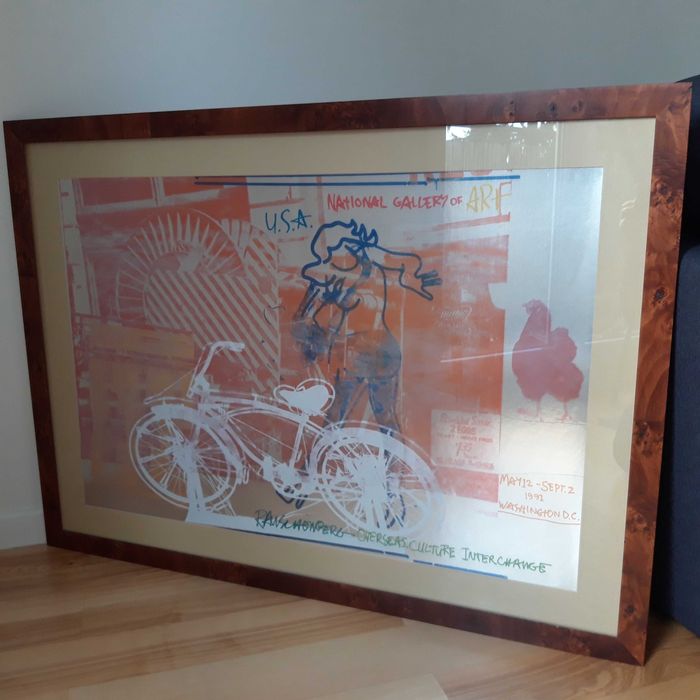 Robert Rauschenberg grafika 120 x 90 rama Mech Art