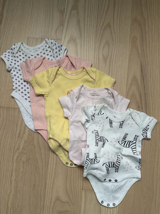 Боді з коротким та довгим рукавом 56-62