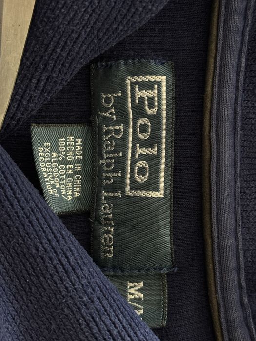 Sweter Polo Ralph Lauren M Granatowy Elegancki Retro Viral